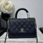 Chanel Flap Bag With Top Handle AS2215 Black